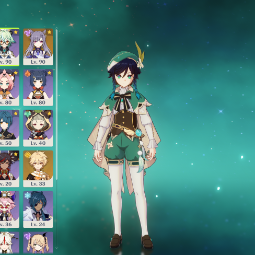 90LVL✅DILUC(C1)📌TARTAGLIA✅VENTI📌KEQING✅QIQI📌MONA💚EU region💚37 CHARACTERS💚AR. 57💚 0